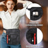 Penitue Server Pouch, Black Oxford Cloth Server Waist Pouch with Belt Versatile Serving Waist Apron Bag Adjustable