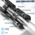 TAILONZ PNEUMATIC Pack of 5 4 Way 1/4 Inch OD Straight Push Fittings Plastic Quick Release Connectors Air Line Fittings