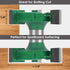 CNC Spoilboard Surfacing Router Bit, 1/4'' Shank, 1-1/4'' Cut Dia, 1/4'' Cut Length, 3 Wings, Professional Woodworking
