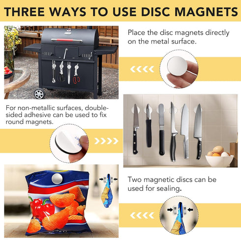 LOVIMAG 16 Pack Strong Round Magnets, Super Strong with Adhesive Backing for Office, Science, DIY