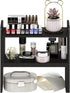 Furinno Classic Desktop Organizer Storage Rack, Adjustable Free Style Rotation Display Bookshelf, Espresso 6.7D x 23.7W