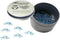 Dolphin Shaped Paper Clips, 100 Count, Great for Collectors or Office Gift, Comes in Round Tin