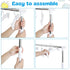 Soaoo Adjustable Anchor Chart Storage Rack, Vertical Poster Holder with 12 Hangers for Classroom Supplies