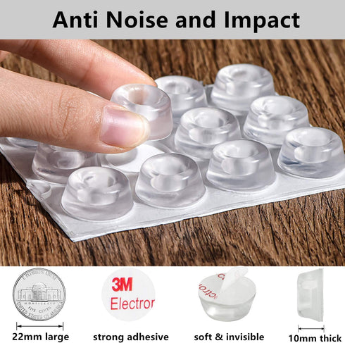 Wall Protectors from Door Knobs - 12PCS Door Knob Wall Protector, Door Stoppers for Wall
