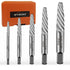 5Pcs Screw Extractor Set, Spiral Flute Bolt Extractor Set for Removing Stripped Screws and Broken Bolts