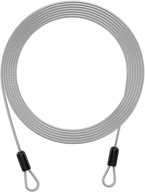 BaYiToo 9.84FT 3mm Stainless Steel Security Cable, Safety Cable Luggage Lock, Security Wire