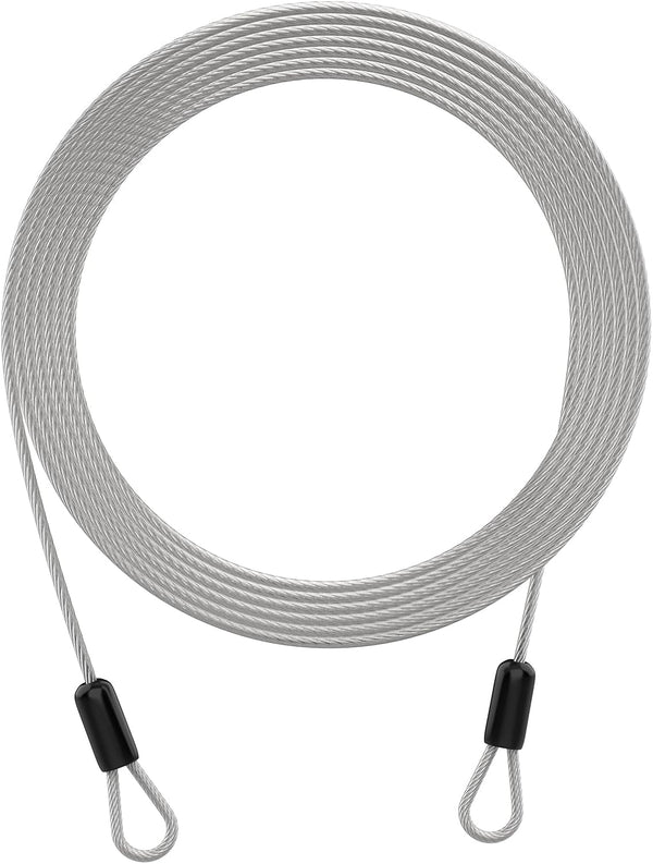 BaYiToo 9.84FT 3mm Stainless Steel Security Cable, Safety Cable Luggage Lock, Security Wire