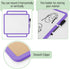 Mr. Pen Dry Erase Board, 14” x 11” with Black Marker, Purple Frame, Small White Board for Kids and Students