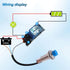 2PCS M12 4mm 5V 3D LJ12A3-4-Z/BX-5V 5VDC Taiss Sensing DC NPN NONormally Open Printer Cylinder inductive Proximity