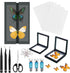 Dddzerong Butterfly Specimen Kit Includes pins, mounting Board, Spreading Tools, Display case, Labels,