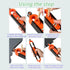 Precise Contour Scribe Tool for Woodworking, Upgrade Measuring Tools with Lock for Pencil, Professional Joiner