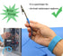 ESD High Temperature Mat Kit, 16" x 24" x 0.08", Blue Anti-Static Mat with Wrist Strap and Grounding Cord