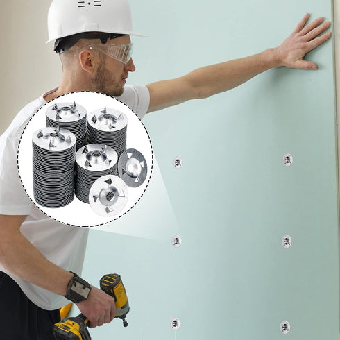 600Pcs Foam Board Fasteners Washers for Installation of Foam Board Panels, 1-1/8 Inch Metal Washers for Fixing