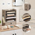 HOOBRO Wall File Organizer, Mail Organizer Wall Mounted, Wooden Literature Organizer with Drawer Storage