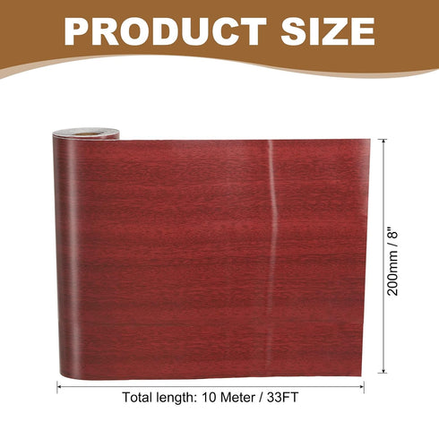 33'x 8", PATIKIL Self Adhesive Wood Grain Repair Tape Multi-Use Realistic Wood Grain Repair Patch for Furniture Floor