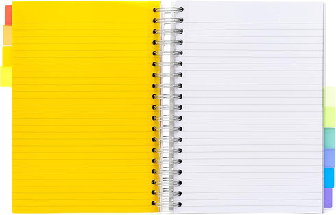 Pukka Pad B5 Subject Notebook – 10 Repositionable Dividers, 400 Perforated Pages, 80GSM Paper, White, 7.48 x 9.84in