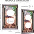 Tropical Summer Beach Sunset 1 Gang Outlet Covers, Duplex Receptacle Wall Plate Decorative Electrical Faceplate