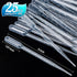 Teenitor 3ML Pipettes Plastic Eye Droppers, 25PCS Plastic Transfer Pipettes for Essential Oils, Dropping Pipettes 3Ml Plastic Dropper Transfer of Liquids