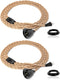 FRIDEKO HOME Farmhouse 15ft Pendant Lights - Hanging Lights with Plug in