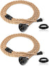 FRIDEKO HOME Farmhouse 15ft Pendant Lights - Hanging Lights with Plug in