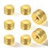 HOKIMEEN Screw Caps for Light Fixtures, Metal M4 Threaded Cap Nuts, 0.25 inch