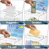 Polmart Clear Donation Box with Lock, Secure Ballot Box, Removable Sign Holder, 2 Keys