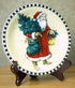 BANBERRY DESIGNS Premium Quality Mahogany Wooden Easels, Set of 2, 9" H, Ideal for Large Plates, Plaques, Books