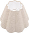 Homoyoyo Floor Lamp Shade: Linen Table Lamp Shade - Pleated Scalloped Lampshade