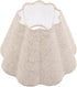 Homoyoyo Floor Lamp Shade: Linen Table Lamp Shade - Pleated Scalloped Lampshade