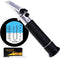 Dual Scale Salinity Refractometer ATC 0-100ppt (0-10%) & 1.000-1.070 Specific Gravity, Portable Meter Tester