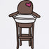 CafePress 9.25"x7.75" Non-Slip Gaming Mousepad with High Chair Design