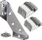 FZSFVAQ 16PCS Stainless Steel Corner Brackets for Wood, 2mm Thick 90 Degree L