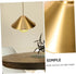 Hemobllo Copper Plated Metal Lamp Shade Cone for Ceiling Pendant Light Base Modern Lampshade for Desk and Floor Lamps
