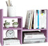 Jerry & Maggie Desktop Organizer Office Storage Rack, Adjustable Wood Display Shelf for Birthday Gifts, Toy Home Decor
