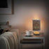Table Lamp with USB Port Bedside Lamp Shining Stars Small Nightstand Lamp Desk Lamp for Kids Room Bedroom Office Living
