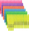 Highlighter - 100 Pack Color Highlighter, Color Transparent Visible Fluorescent Pen Shell, Wide Chisel Point Mark,