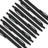 deegtran Pens Bulk | 200 Pack No Bleed Black Barrel Click Pens | Wholesale Retractable Ballpoint Pens