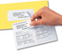 Avery Send & Reply Piggyback Mailing Labels, 1 x 3, Pack of 240 (5735)