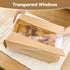100 120 Tripho Pcs Bread Bags for Homemade Bread with Clear Window & Stickers, Sourdough Bread Bags for Storage