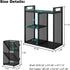 PAG Desktop Shelf Freestanding Bookshelf with Pencil Holder, Office Supplies Organizers and Accessories Storage Display