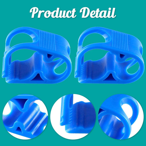 5 Pcs Plastic Tubing Clamps - Adjustable Tube Clamp Shut Off Hose Clamp for Laboratory