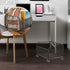 Compact Rolling File Cart for Under-Desk Storage - Black Single