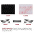 Reclosable Interlocking Fastener, 1in x 4in Clear Strip Hooks, 8 Pcs Heavy Duty Hook and Loop Mounting Tape