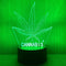 420 Leaf 3D LED Table Lamp, Optical Visual Illusion Night Light for Home Decor