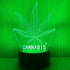 420 Leaf 3D LED Table Lamp, Optical Visual Illusion Night Light for Home Decor
