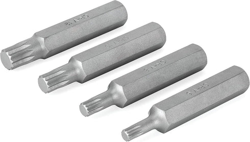 Titan 16164 4 Piece XZN Triple Square Bit Set, 1/2" Drive