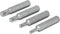 Titan 16164 4 Piece XZN Triple Square Bit Set, 1/2" Drive