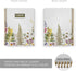 Grow Happy Thoughts Floral Spiral Notebook / 8.5" x 11" Journal / 120 College Ruled Pages/Durable Gloss Laminated Softcover/Gold Wire-o Spiral Binding/Made in the USA by Gotcha Covered Notebooks
