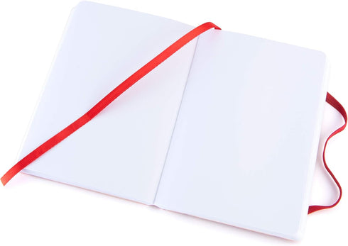 Pentalic Pocket Sketchbook Traveler Journal, 4" x 6", Red, 160 Pages