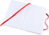 Pentalic Pocket Sketchbook Traveler Journal, 4" x 6", Red, 160 Pages